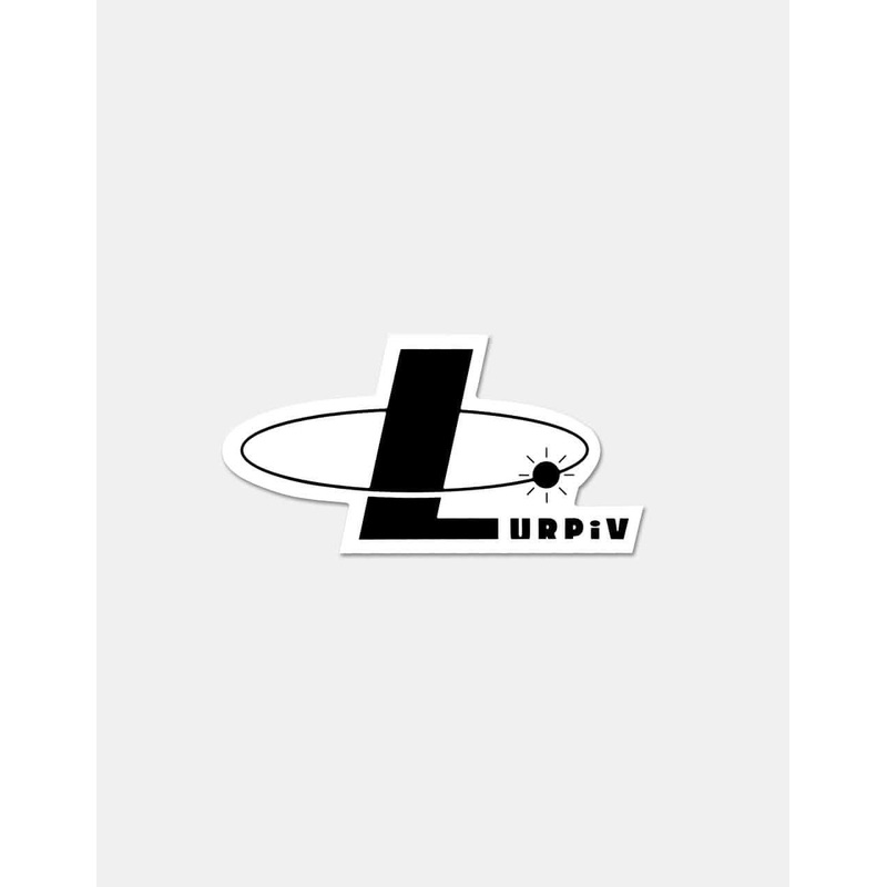 Lurpiv Orbit Logo Sticker – Black