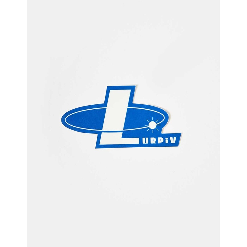 Lurpiv Orbit Logo Sticker – Blue