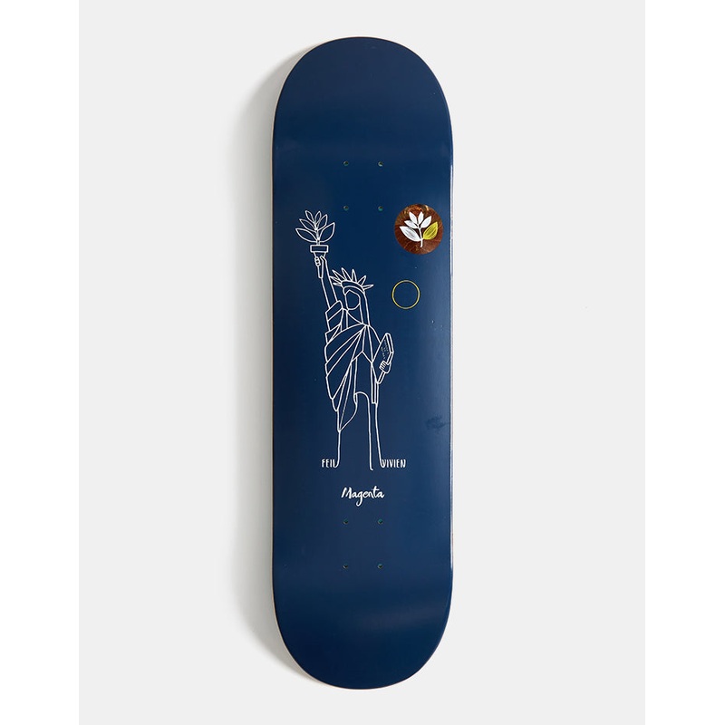 Magenta Feil Solstice Skateboard Deck – 8.6″
