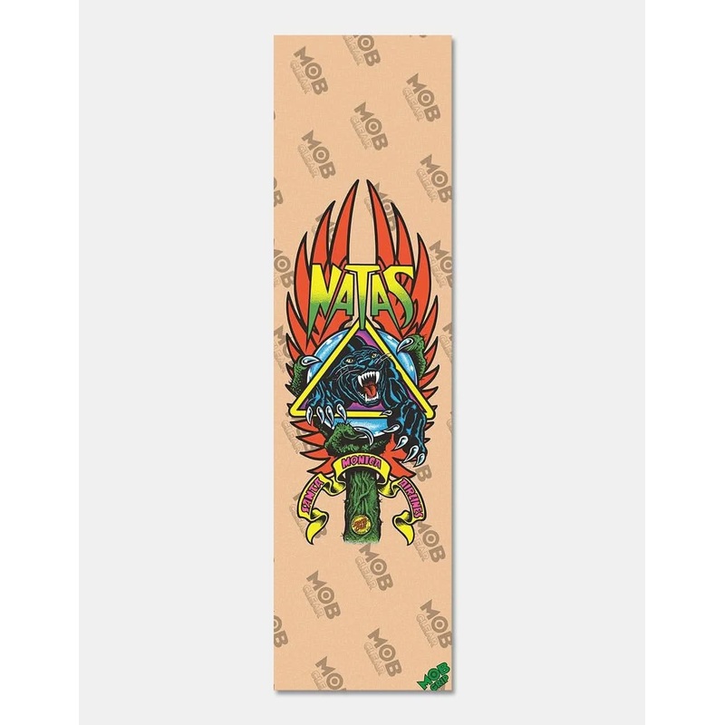 MOB x Santa Cruz Natas Panther 9″ Graphic Grip Tape Sheet