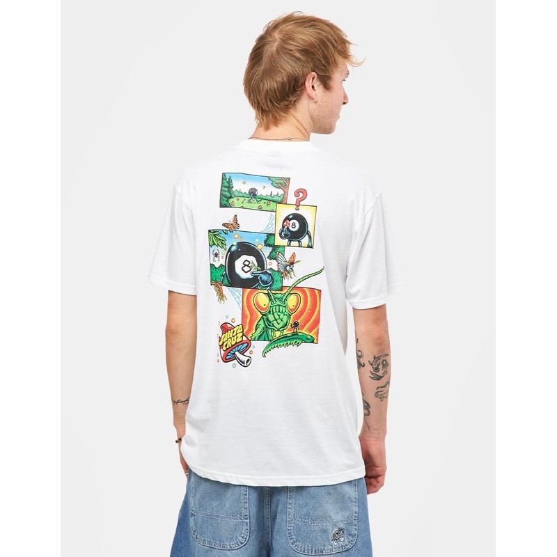 Santa Cruz Winkowski 8Ballr Comic T-Shirt – White