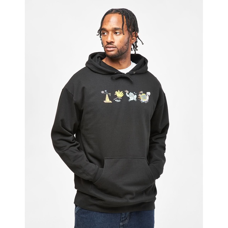 Santa Cruz x Skate Like A Girl Pullover Hoodie – Black