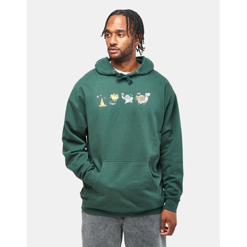 Santa Cruz x Skate Like A Girl Pullover Hoodie – Forest