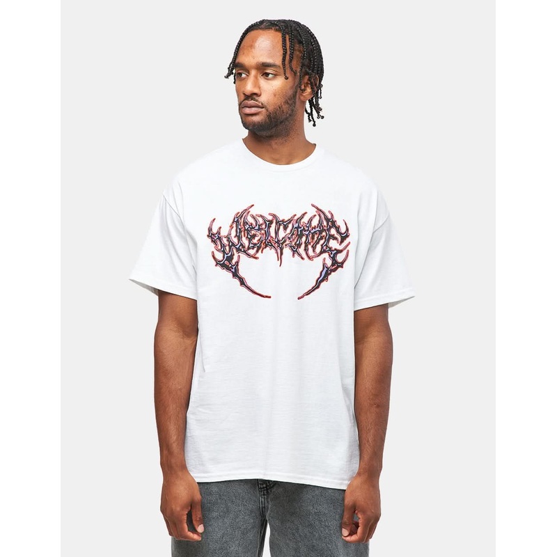 Welcome Fang T-Shirt – White/Purple/Red