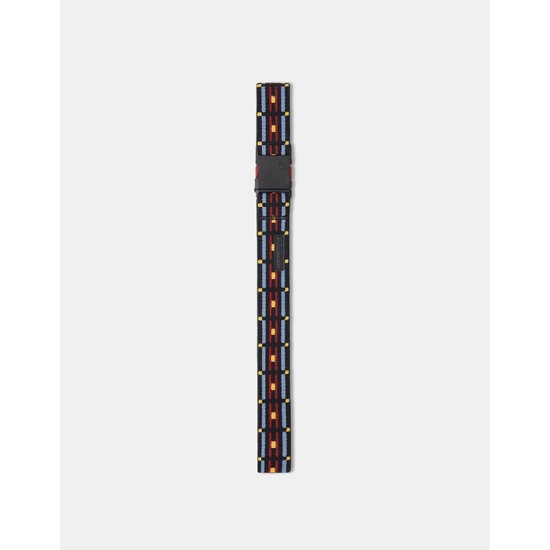 Arcade x Vernan Kee Keyah Slim Belt – Black/Sky
