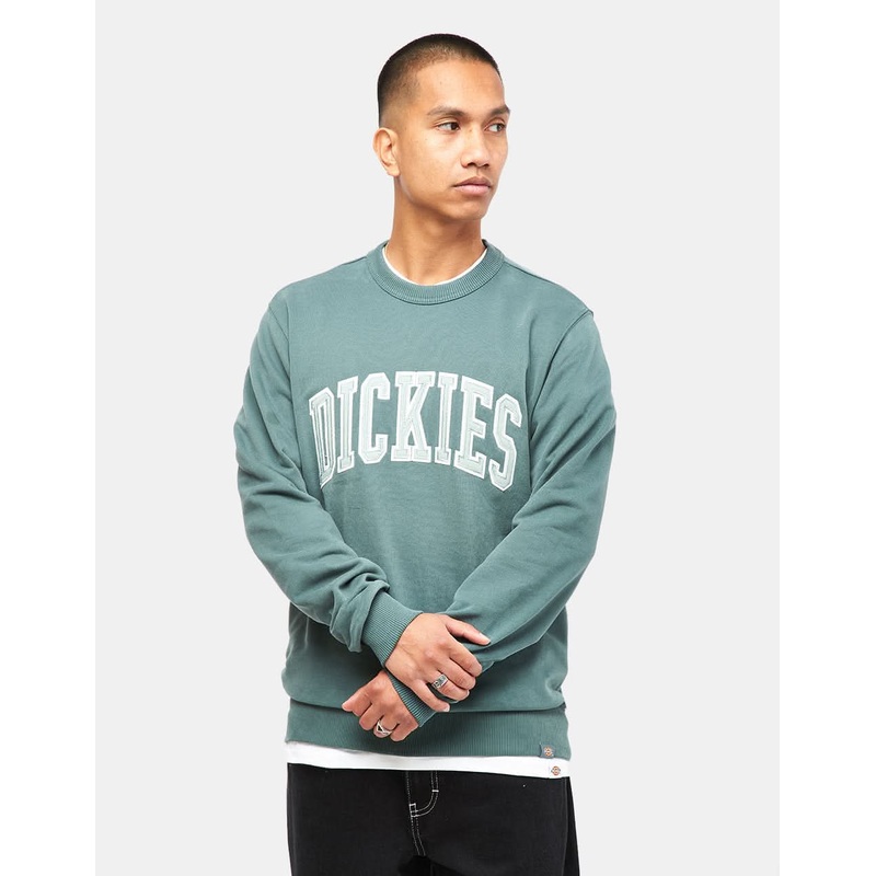 Dickies Aitkin Sweatshirt – Lincoln Green/Surf Blue