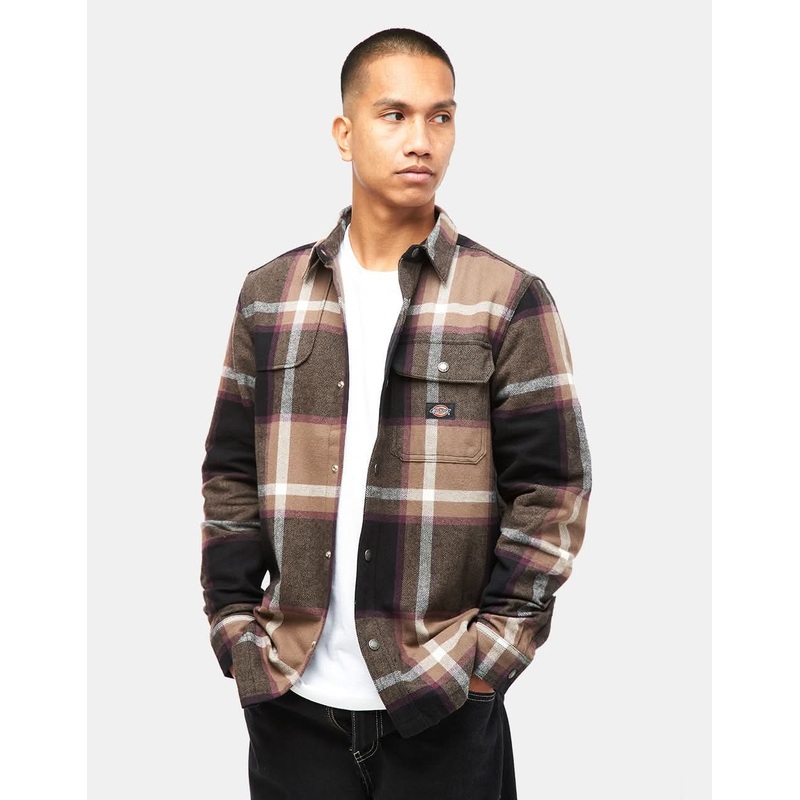 Dickies Nimmons L/S Shirt – Dark Brown