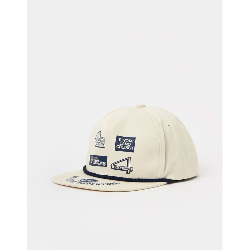 HUF x Toyota Land Cruiser 4 Wheel Drive Trucker Cap – Natural