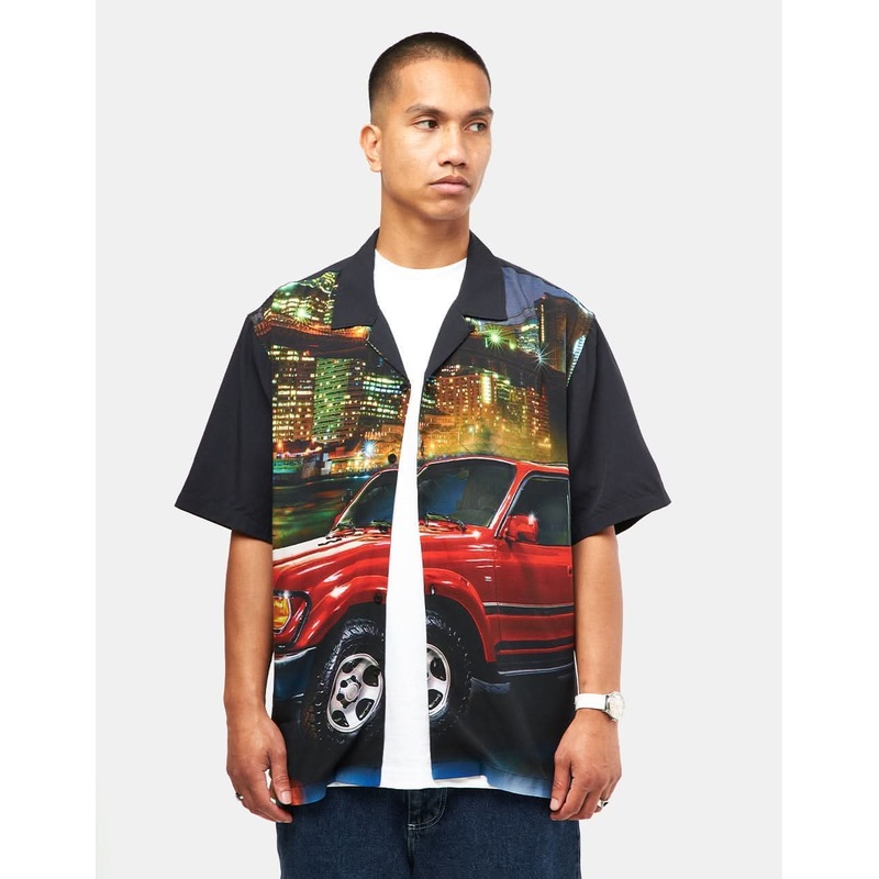 HUF x Toyota Land Cruiser Big City S/S Resort Shirt – Black