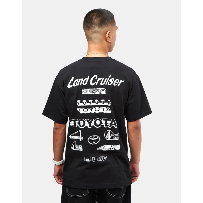 HUF x Toyota Land Cruiser Rosetta T-Shirt – Black