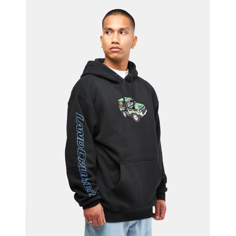 HUF x Toyota Land Cruiser Sahara Rally Pullover Hoodie – Black