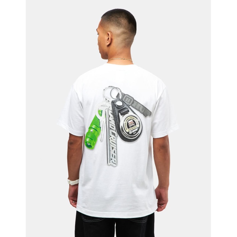 HUF x Toyota Land Cruiser Shine Keychain T-Shirt – White