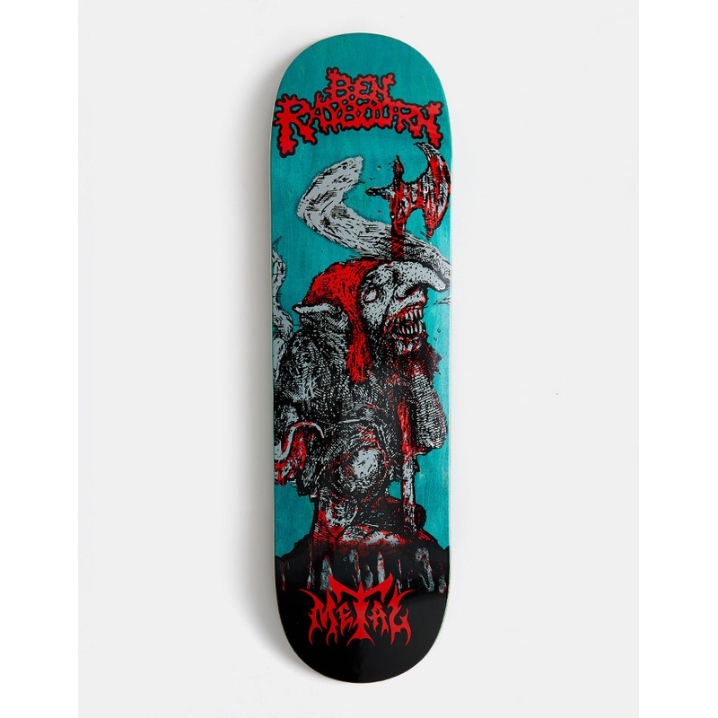 Metal Raybourn Red Caps Skateboard Deck – 8.6″