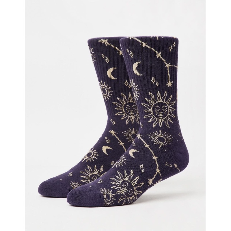 Route One Celestial Crew Socks – Deep Purple