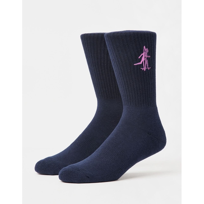 Route One Final Frontier Crew Socks – Pageant Blue