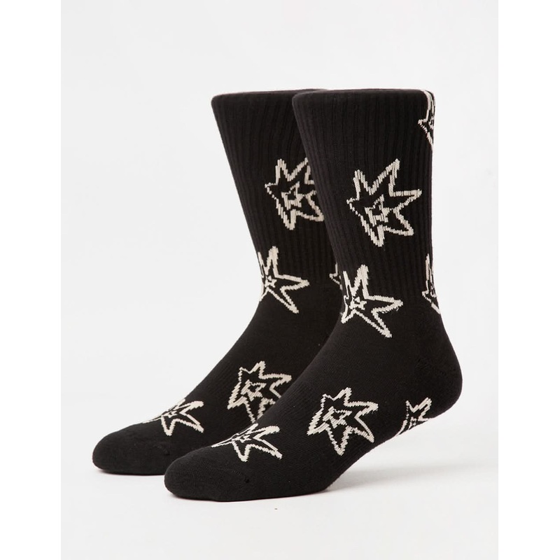 Route One Sparks Crew Socks – Black