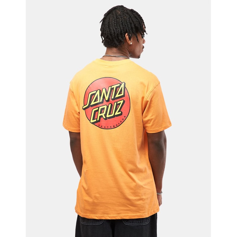 Santa Cruz Classic Dot Chest T-Shirt – Washed Apricot
