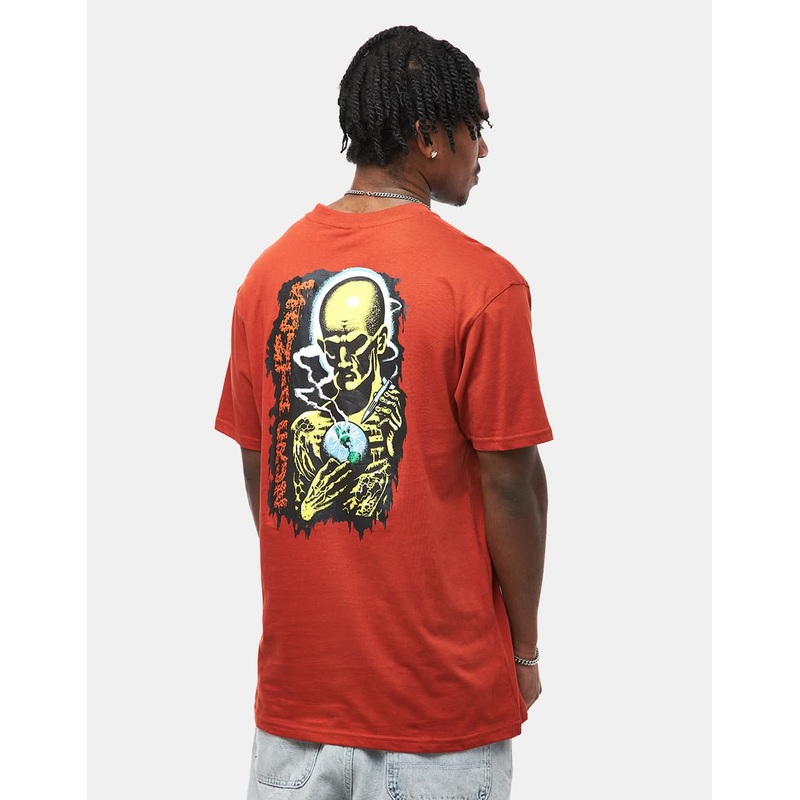 Santa Cruz Kendall Atomic T-Shirt – Dark Rust