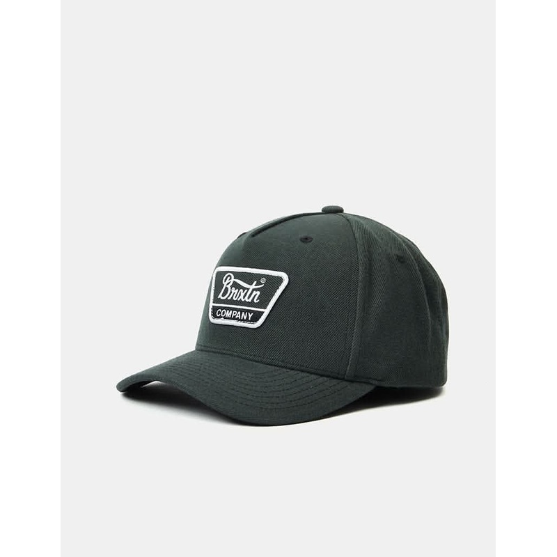 Brixton Linwood C MP Snapback Cap – Black/White