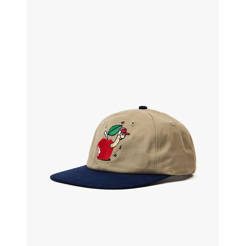 Butter Goods Worm 6 Panel Cap – Sage/Navy
