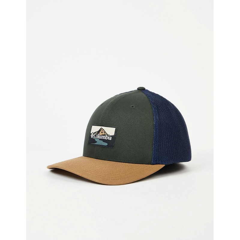 Columbia Columbia Mesh Ball Cap – Spruce/Collegiate Navy/Delta