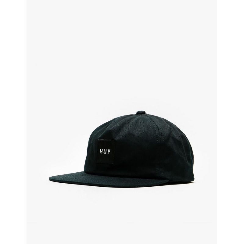 HUF Unstructured Box Snapback Cap – Black