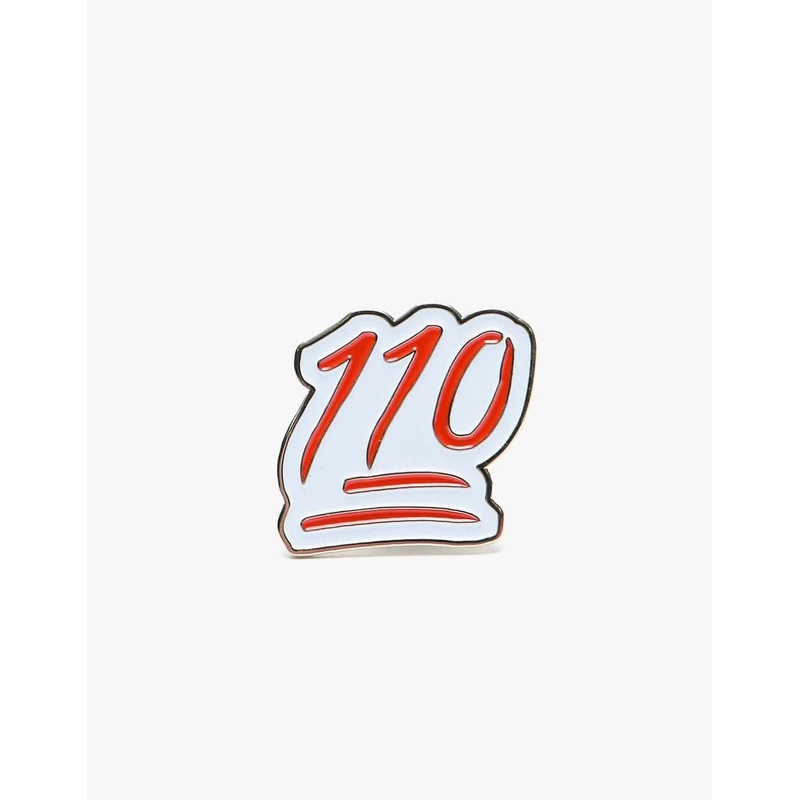 Lovenskate 110 Pin – White/Red Enamel