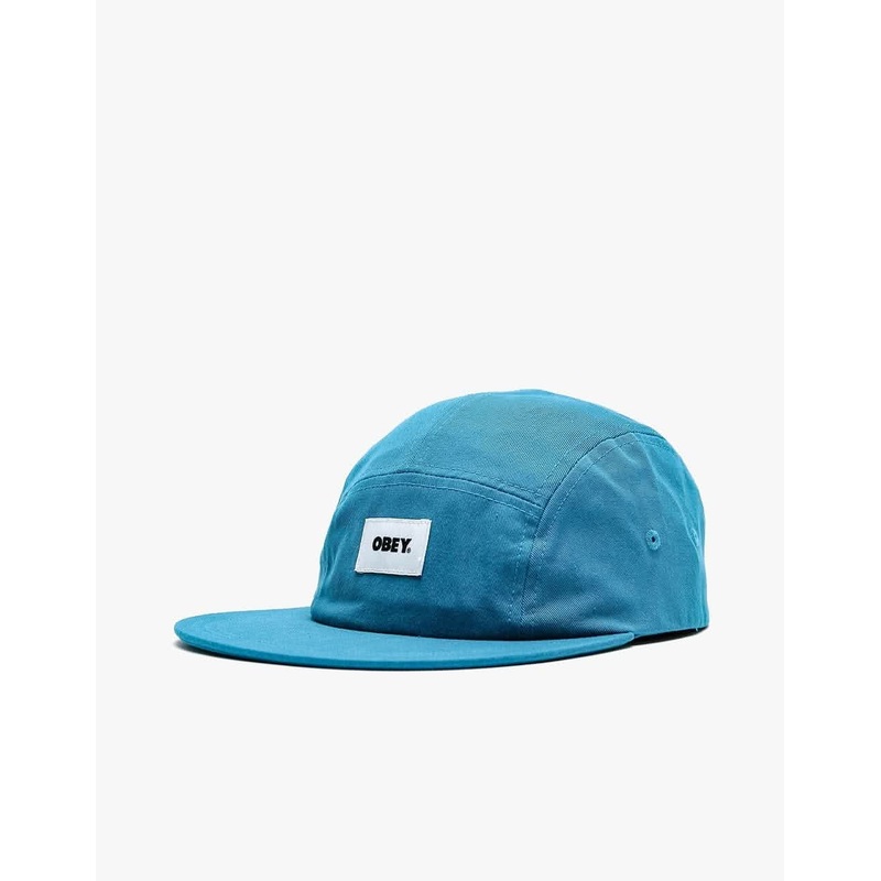 Obey Bold Label Organic 5 Panel Cap – Blue Sapphire