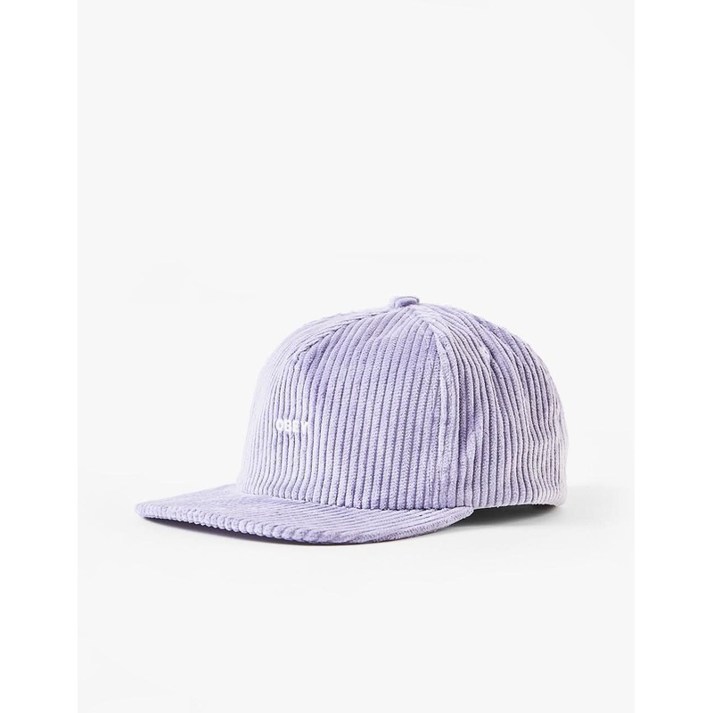 Obey Cord Snapback Cap – Purple Paste