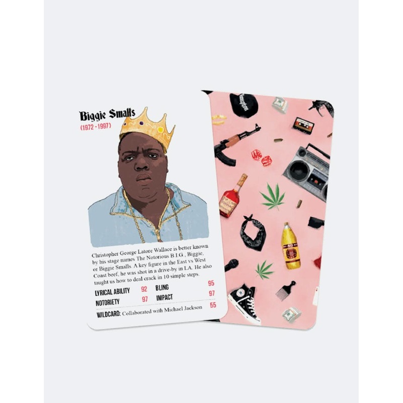 Rapper Stacks The Nineties Card Game