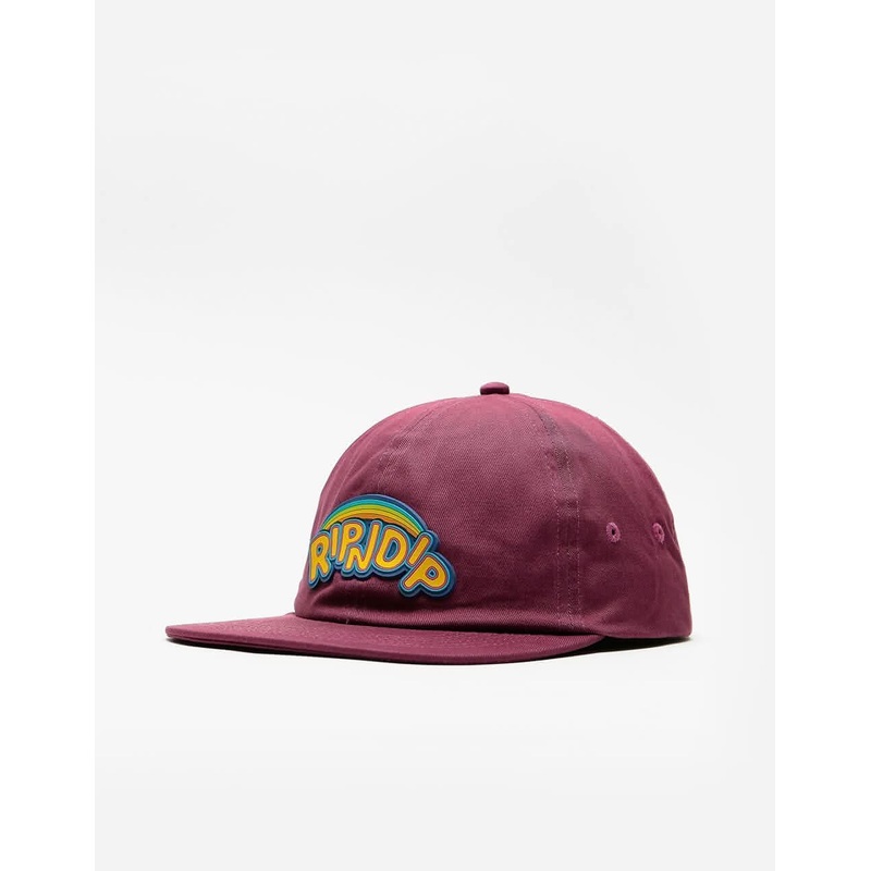 RIPNDIP Friends Forever 6 Panel Strapback Cap – Wine