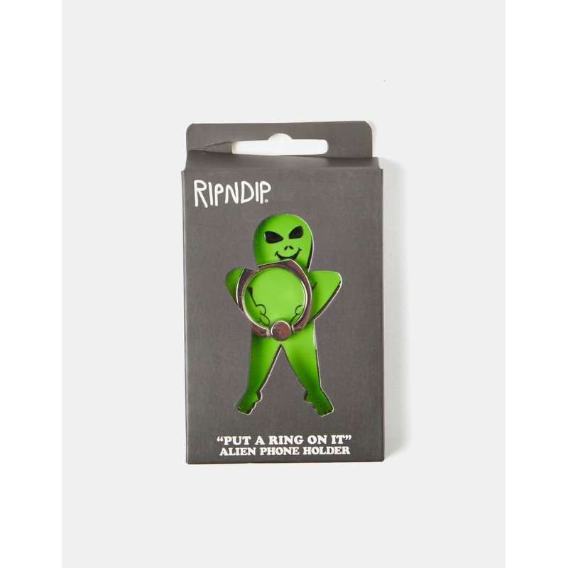 RIPNDIP Lord Alien Ring Phone Holder – Green