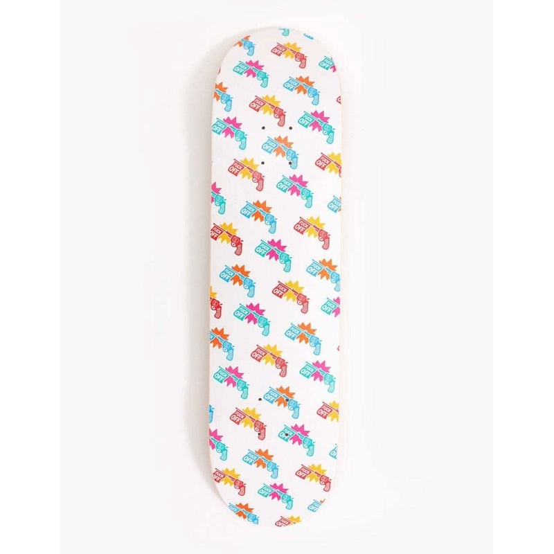 Route One Fuck Off Gun ‘OG Shape’ Skateboard Deck – 8″