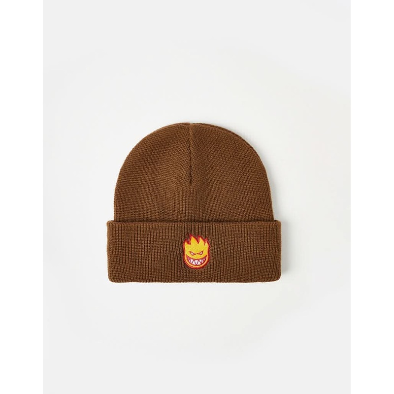 Spitfire Bighead Fill Beanie – Brown/Gold/Red