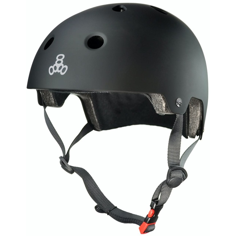 Triple 8 Brainsaver EPS Helmet – Black Rubber