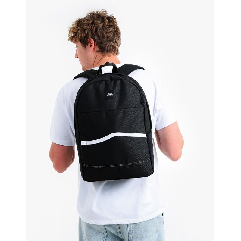 Vans Construct Skool Backpack – Black/White