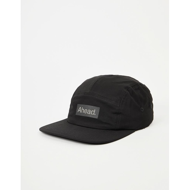 Ahead Worldwide 3M Stretch Nylon 5 Panel Strapback Cap – Black