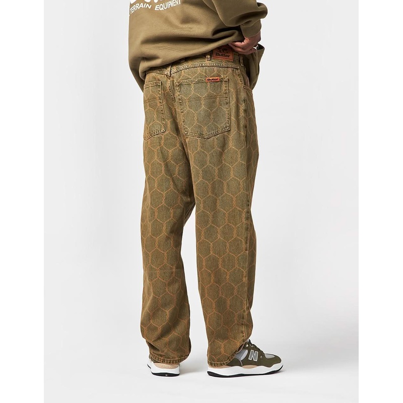 Butter Goods Chain Link Denim Jean – Washed Brown