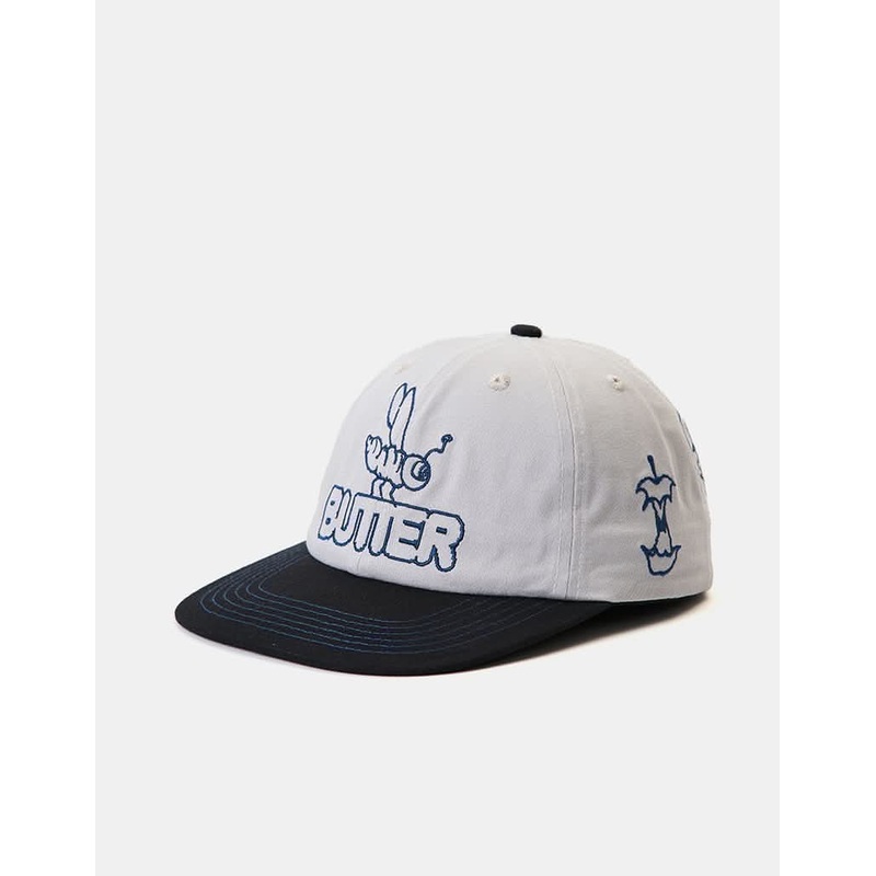 Butter Goods Critter 6-Panel Cap – Grey/Black