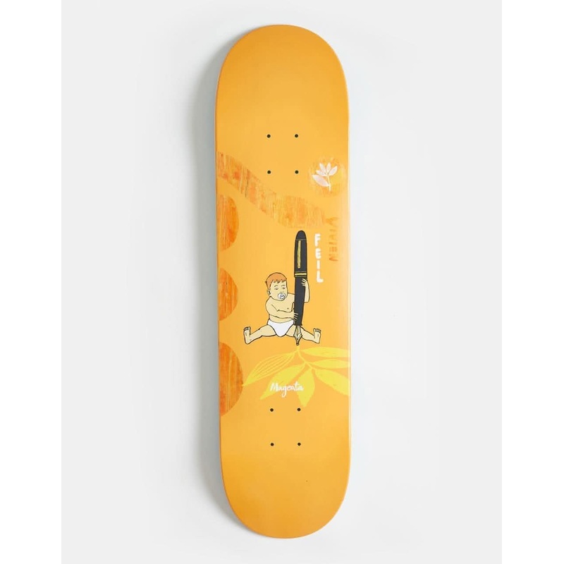 Magenta Feil Sacred Snake ‘Steep’ Skateboard Deck – 8″