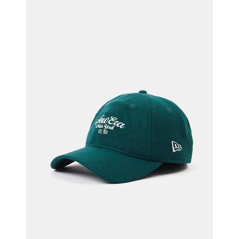New Era  9Twenty Melton Cap – Dark Green/White