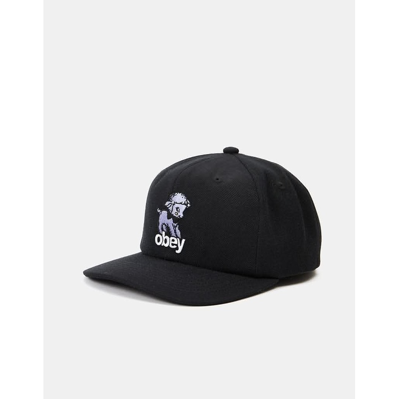 Obey Lamb 6 Panel Classic Snapback Cap – Black