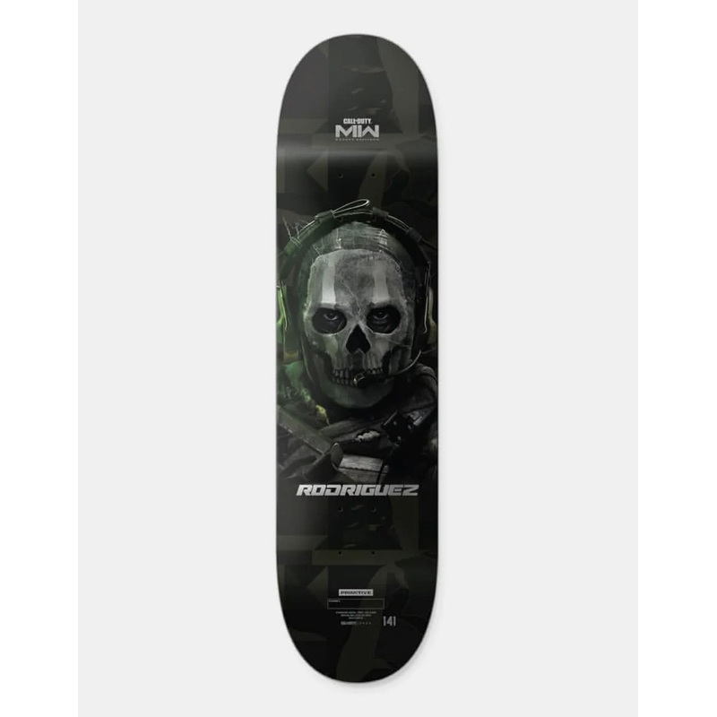 Primitive x Call of Duty Rodriguez Ghost Skateboard Deck – 8.125″