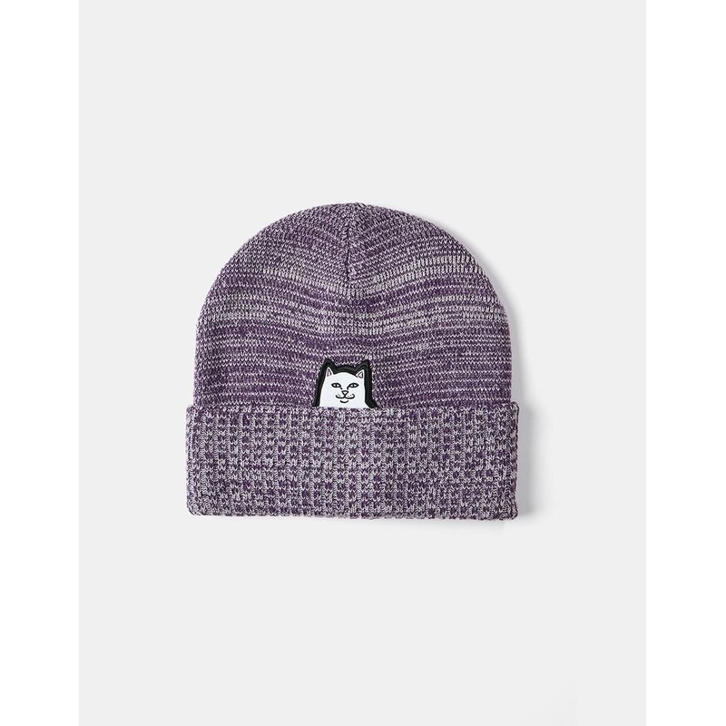 RIPNDIP Lord Nermal Marled Beanie – Dark Purple