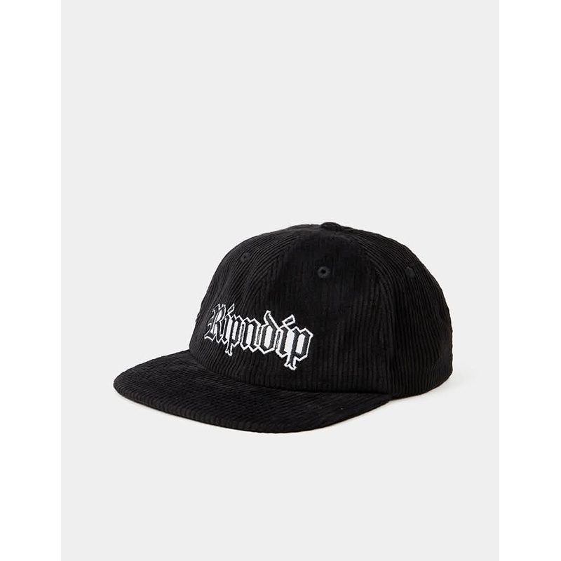 RIPNDIP Lord Savior Nerm Corduroy Cap – Black