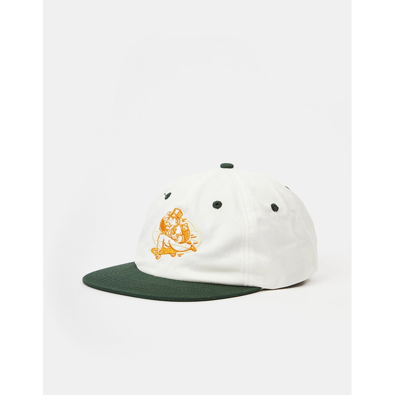 Route One What Are The Chances Unstructured Strapback Cap – Natural/Forest