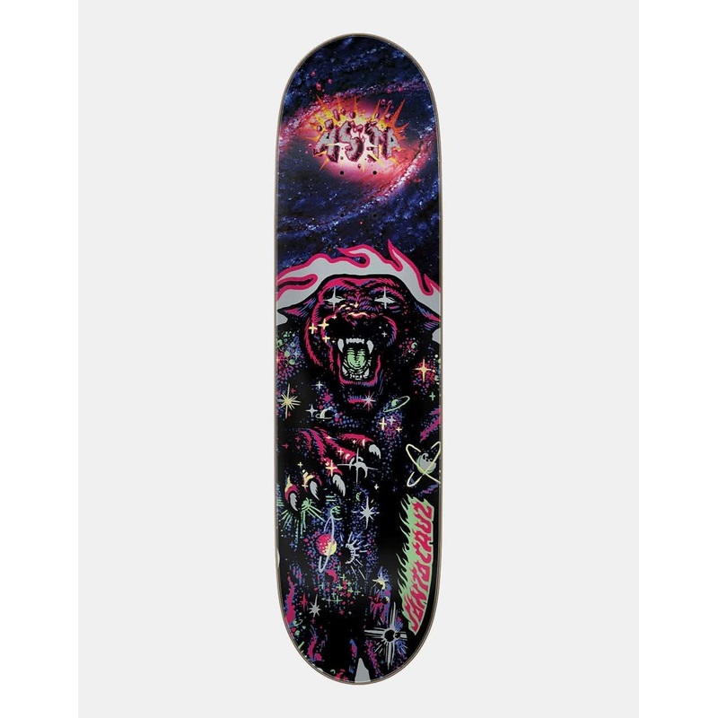 Santa Cruz Asta Cosmic Cat Galaxy VX Everslick Skateboard Deck – 8″