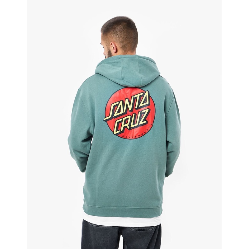 Santa Cruz Classic Dot Chest Pullover Hoodie – Sage