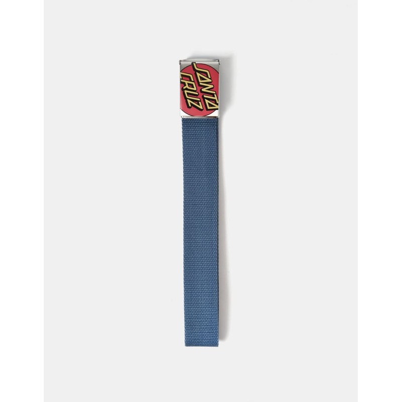 Santa Cruz Crop Dot Web Belt – Dusty Blue