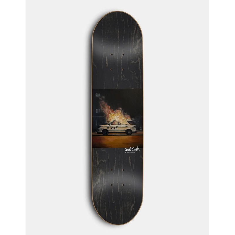 Skate Mental Jack Curtin Cop Car Skateboard Deck – 8″